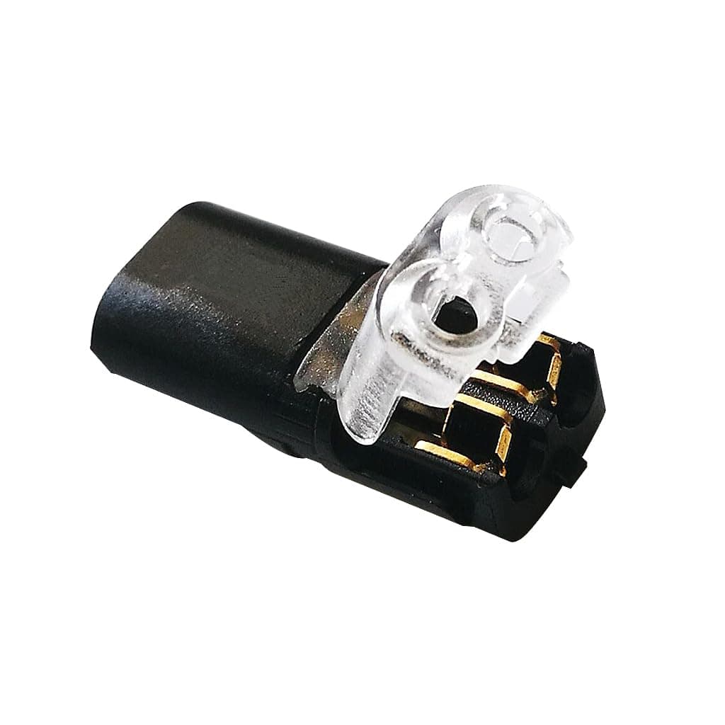 Non-Stripped Wire Applicable Wire Terminal Block Connector for 22-20AWG Electrical Wire,Connect Without Stripping Wire Insulation,Pluggable After Connection,2-line Combined Wire Applicable (10 Pack)