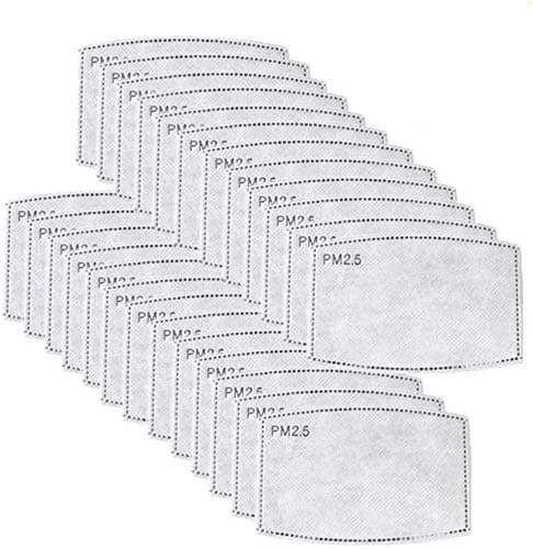 100Pas Insert 5 Layers Replaceable Adult Activated Carbon Anti Haze Filter (100 PCS)