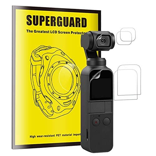 TopACE Screen Protector for 2018 DJI Osmo Pocket, Upgraded TPU Screen Protector Film+TPU Lens Film Accessories for 2018 DJI Osmo Pocket (2 Pack)