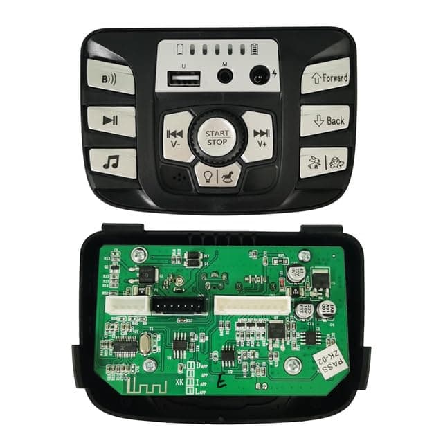 ТоуAE - Multi-functional children ride-on electric vehicle controller 12V, central controller for baby car (Control black)