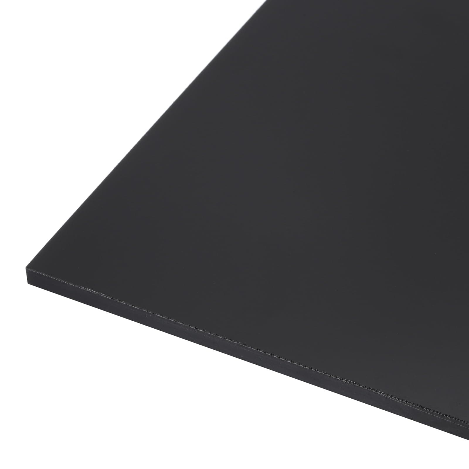 48" x 6" x 1/2" HDPE Plastic Sheet, High Density Polyethylene Sheet Cutting Board Black Solid Block, [for DIY, Home Floor]