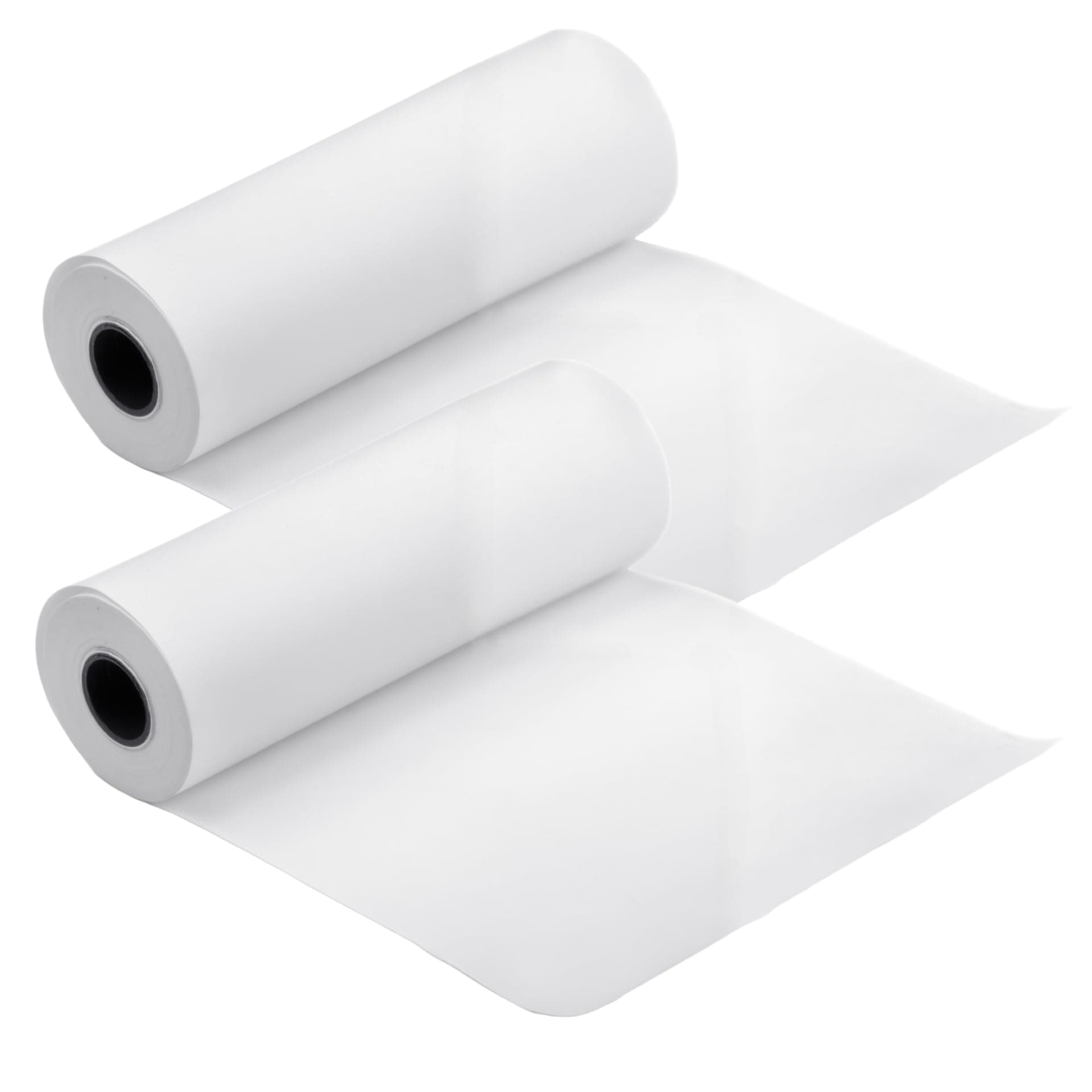 Headrest Exam Table Paper - 8''x225’ [2 Pack] Disposable White Smooth Medical Barrier Cover Roll – Narrow 8 inch Paper Rolls for Spas, Daycares, Doctors, Chiropractors, Examination and Massage Tables