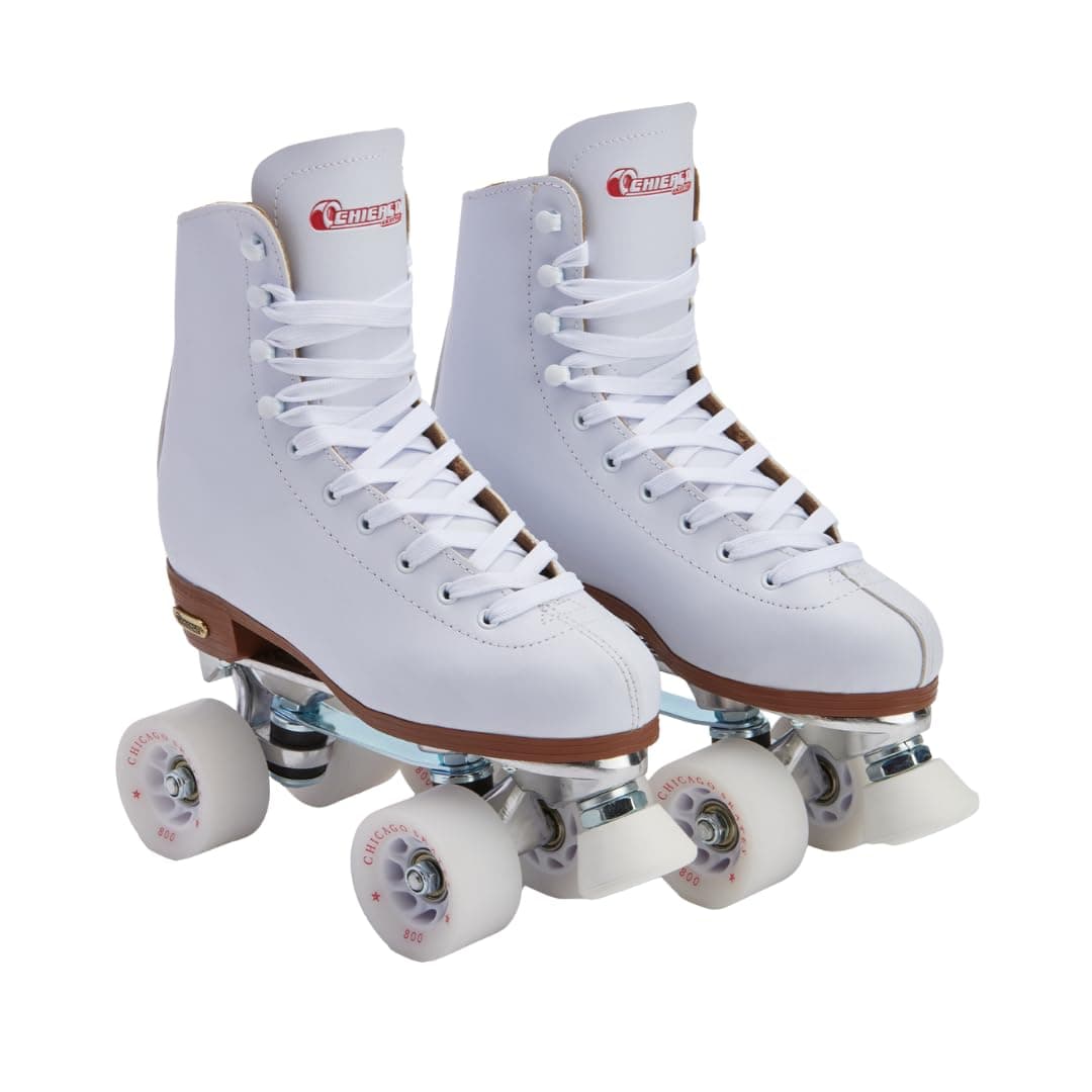 Chicago Women's Leather Lined Rink Roller Skate, White