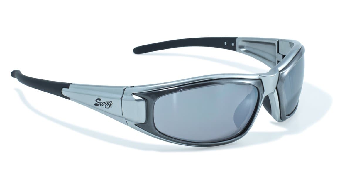 Swag Sunglasses Boardz Series, Flash Mirror Lens, Silver Frames