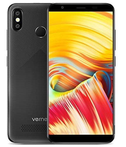 Vernee T3 PRO - 5.5'' Full Screen (18:9 ratio) Android 8.1 dual SIM smartphone, MTK6739 quad core 3GB + 16GB, 4080mAh battery/fast charge, Dual rear camera 13MP+2MP, Face ID + Fingerprint ID - Black