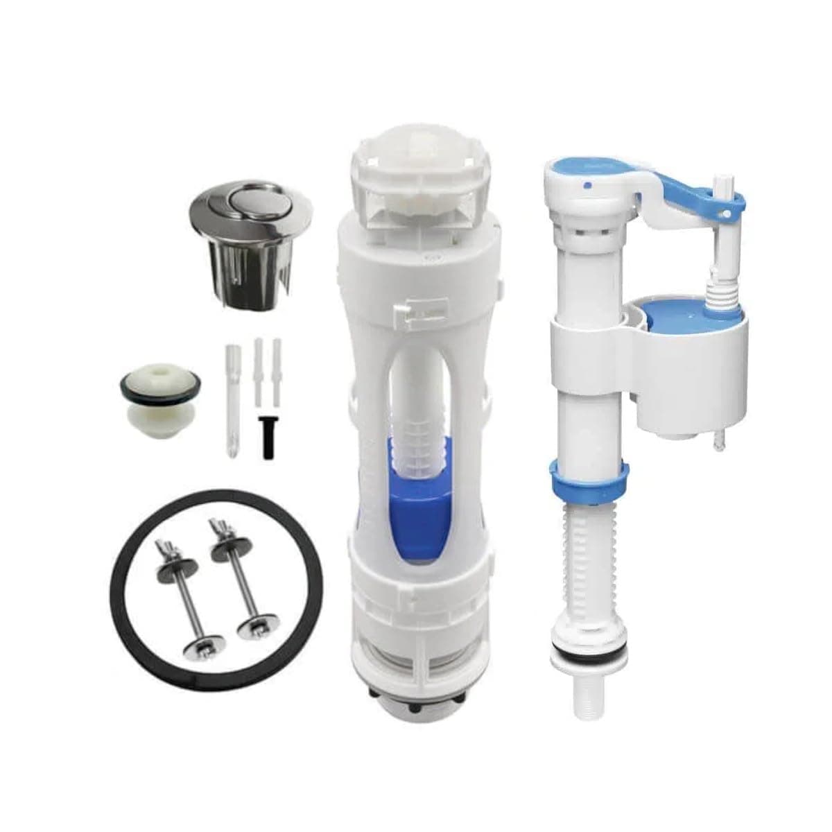 Giralda Complete D2D Dual Flush Valve Cistern Pack Including Fill Valve & Button