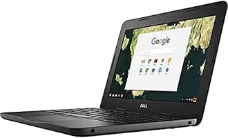 DELL Refurbished - Chromebook 3180 (2017) Laptop With 11.6-Inch Display, Intel Celeron N3060 Processor/3rd Gen/4GB RAM/16GB SSD/256MB Intel HD Graphics 400 English Black