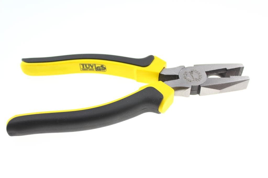 High Leverage Side Cutting and Connector Crimping Pliers, 8-Inch