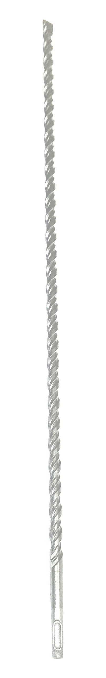 Pierce Installer SDS-Plus Masonry Carbide Tipped Drill Bit with a Patented Round Threaded Hollow Tip Shank,1/2-Inch x 24-Inch Length