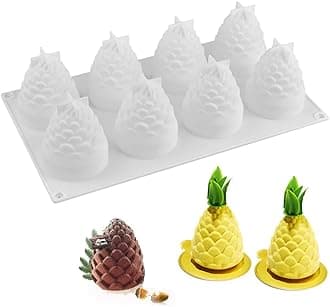 OCPO Kitchen 3D Pinecone Silicone Mold for Baking Mousse Cake, French Dessert...