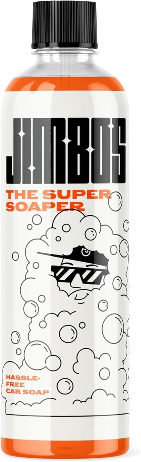 SUPER SOAPER – Touchless Car Wash Soap Concentrate | High Foaming pH Neutral Car Shampoo for Foam Cannon, Pressure Washer & Rinseless Wash | Safe for Ceramic Coatings – 16 fl oz