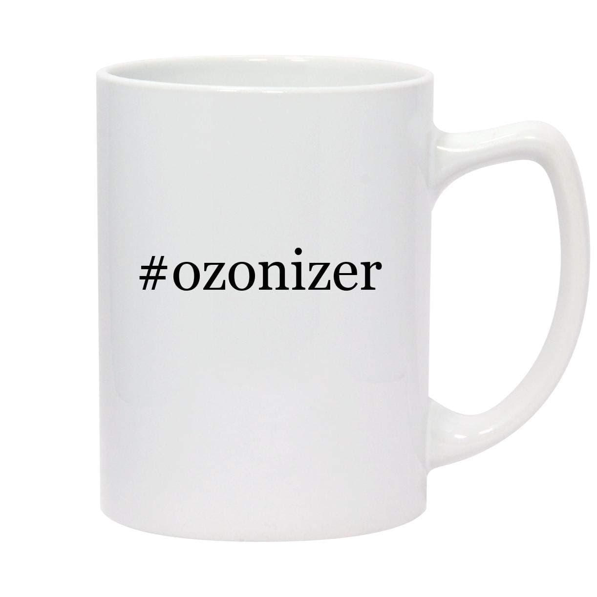 #ozonizer - 14oz Hashtag White Ceramic Statesman Coffee Mug