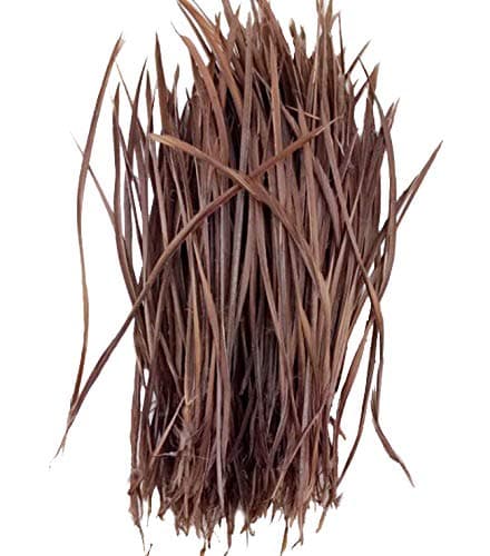 5''-9.5'' Feathers Fly Tying Materials for stonefly Nymph Split Tails& Down Wings 50pcs/Pack (Dark Coffee)