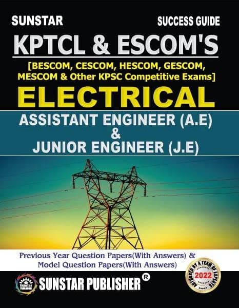 SUNSTAR Success Guide KPTCL & ESCOM'S Electrical Engineering Paperback Bunko – 1 January 2022