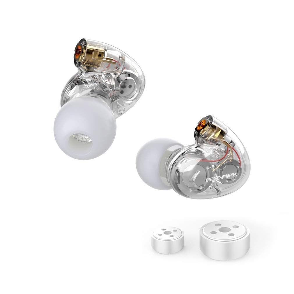 PRO Ear Head Replacement for SE846 SE535 SE425 SE215 LZ A4 A5 UE900 Pro Earbuds Earphone MMCX Cable (Clear)