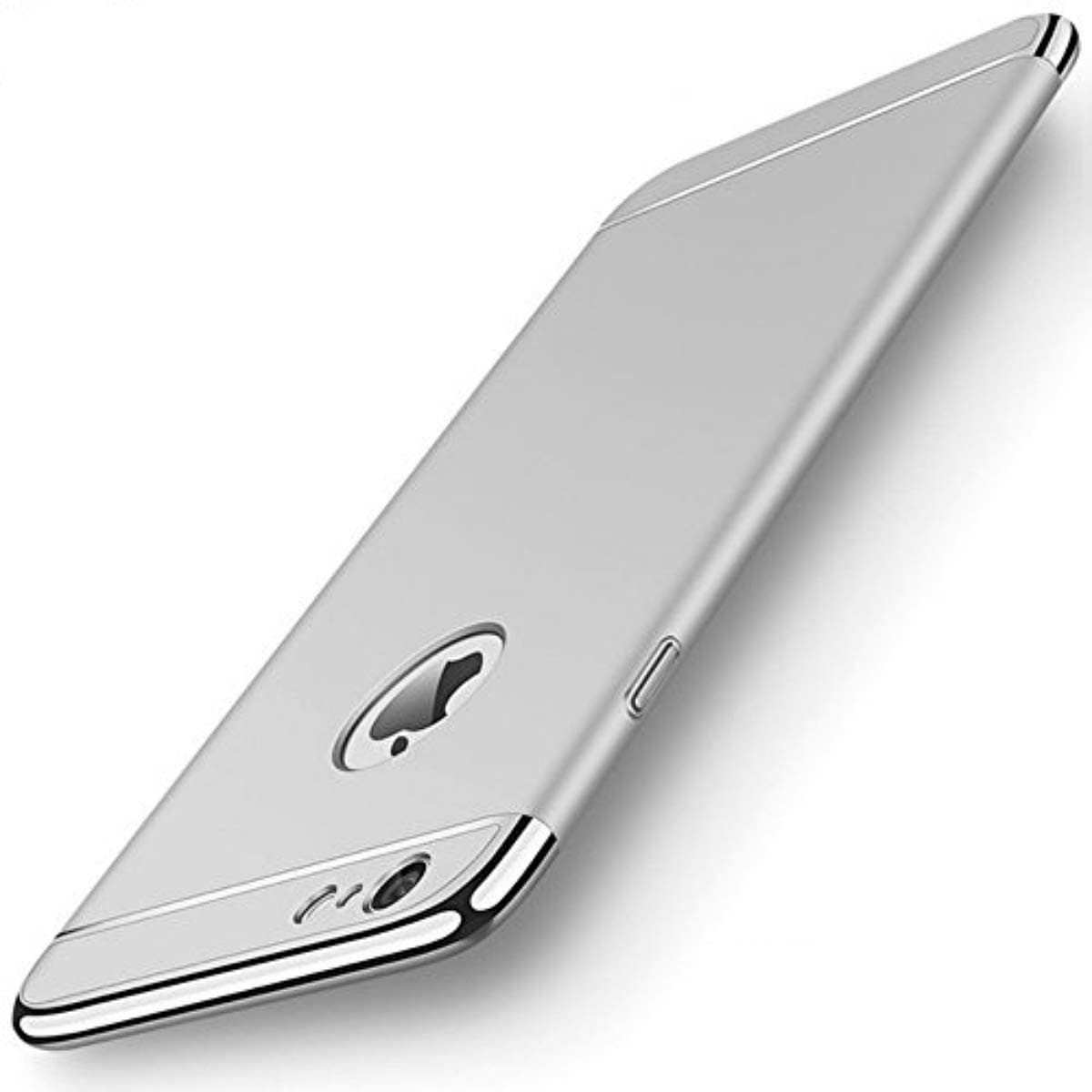 *3-in-1 Shockproof* Dual Layer Thin Back Cover Case for Apple iPhone 6 Plus /6S Plus (Silver) *