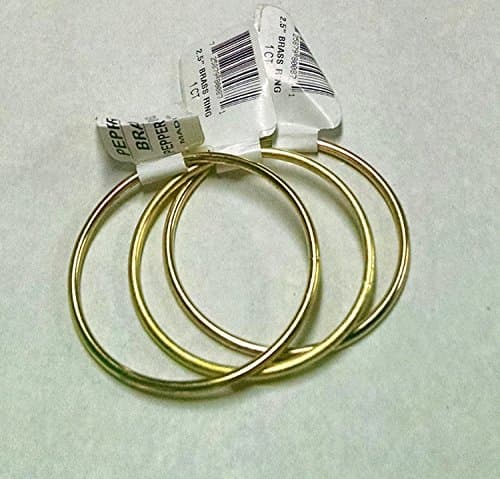 5" Inch Brass Ring, Set of 3