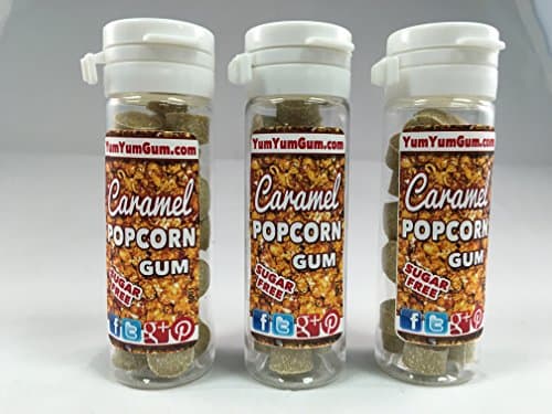 Yum Yum Gum (Caramel Popcorn) Three Pack