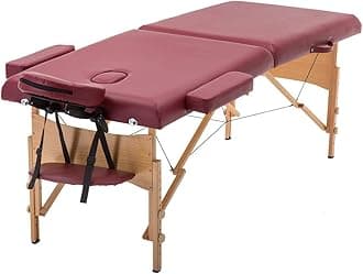 Portable Massage Table Massage Bed Spa Bed Height Adjustable Massage Table 2 Folding Massage Bed 73 Inches Spa Bed Facial Cradle Salon Bed W/Carry Case