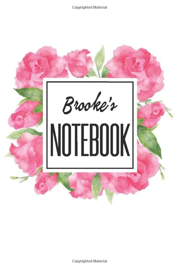 Ayla's Notebook : Cute Custom Named Lined Notebooks 6 x 9 100 Pages Matte Finnish Watercolor Flowers Personal Journal Gift For Her Personalized Name Sketchbook Gifts for Girls: Ayla Gift Journals