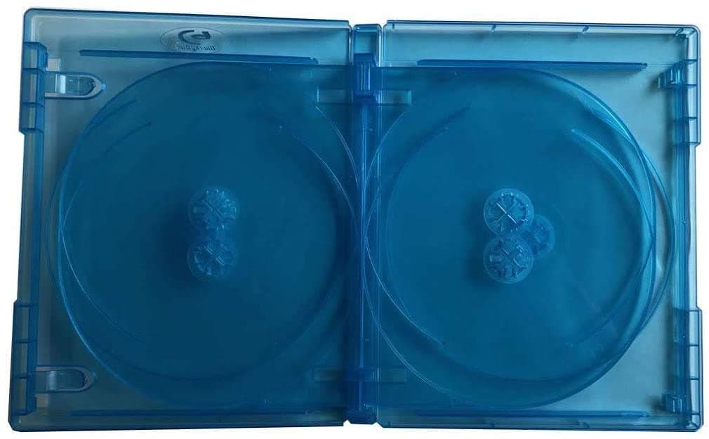 New 1 MegaDisc 15mm Blu-ray Replacement Case Holds 6 Discs (6 Tray) Premium