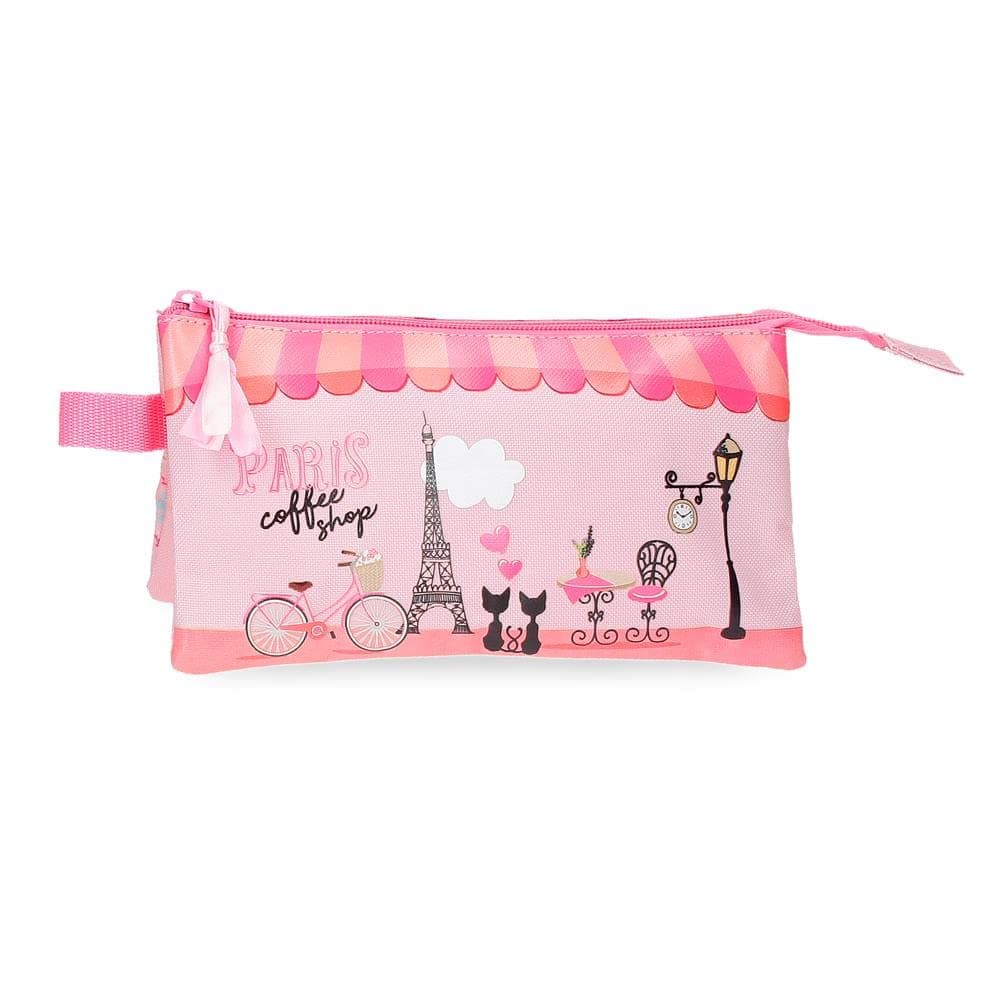Roll Road Coffee Shop Triple Pink Case