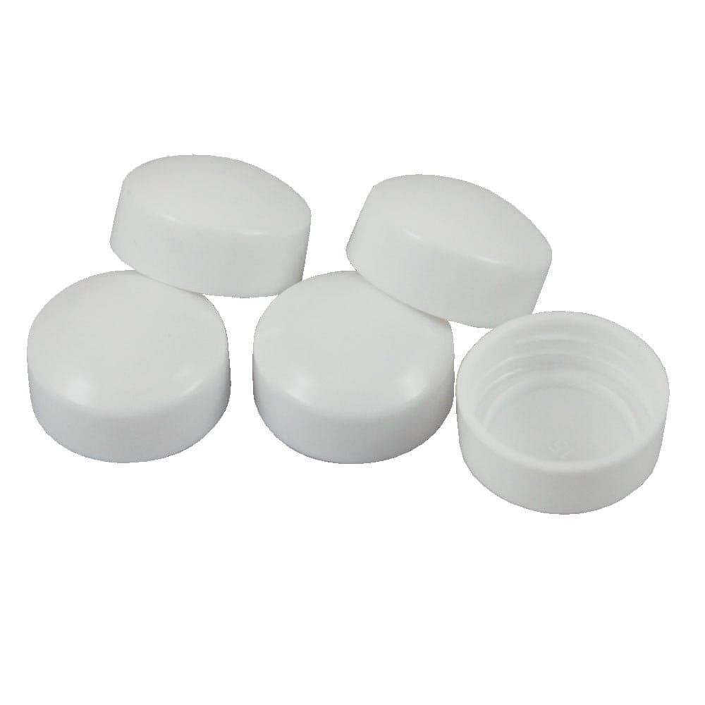 reduce WaterWeek Classic Replacement Lids Set, 5 Pack - Fits 10oz and 16oz WaterWeek Classic Reusable Water Bottle Set - Replace Lost or Damaged Lids White 01500