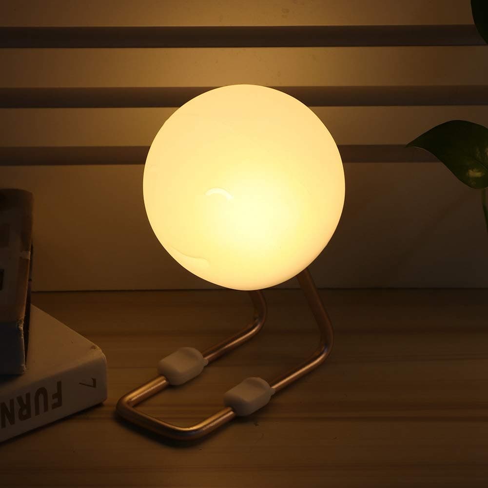 Bewinner1 Night Light Mini Phone Holder Silicone USB Bedside Lamp LED Bedroom Dorm