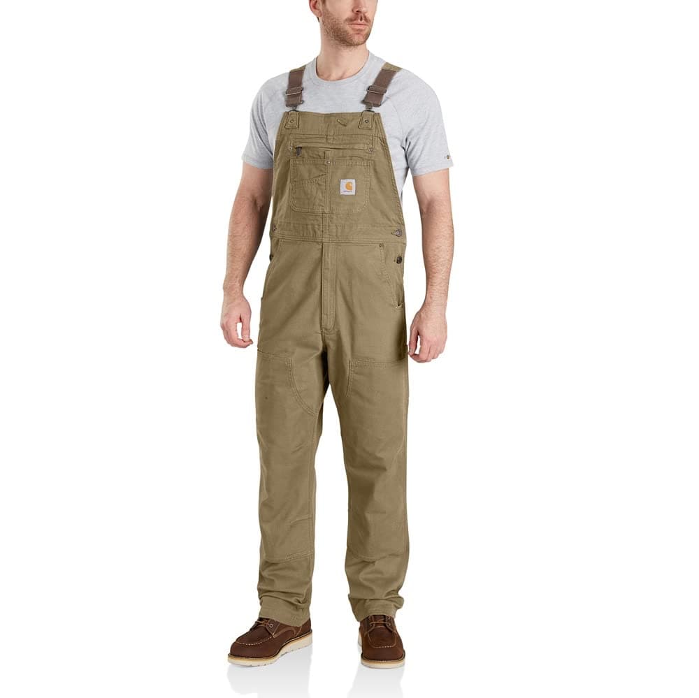 Men's Rugged Flex Relaxed Fit Canvas Bib Overall