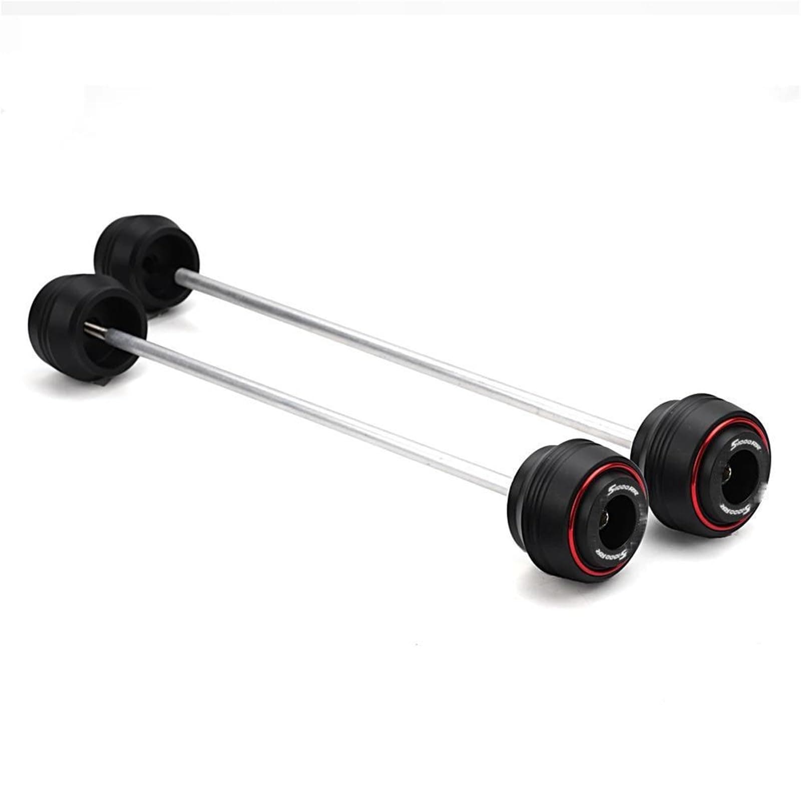 Motorcycle Accessories Rear Front Wheel Axle Crash Protector For BMW S1000RR S1000R S1000XR 2013-2025 Anti Pad Protection Frame Crash Pads(RED,X-set)