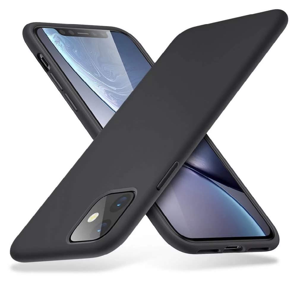 INET Elegant Design back cover for iPhone 11 Black color