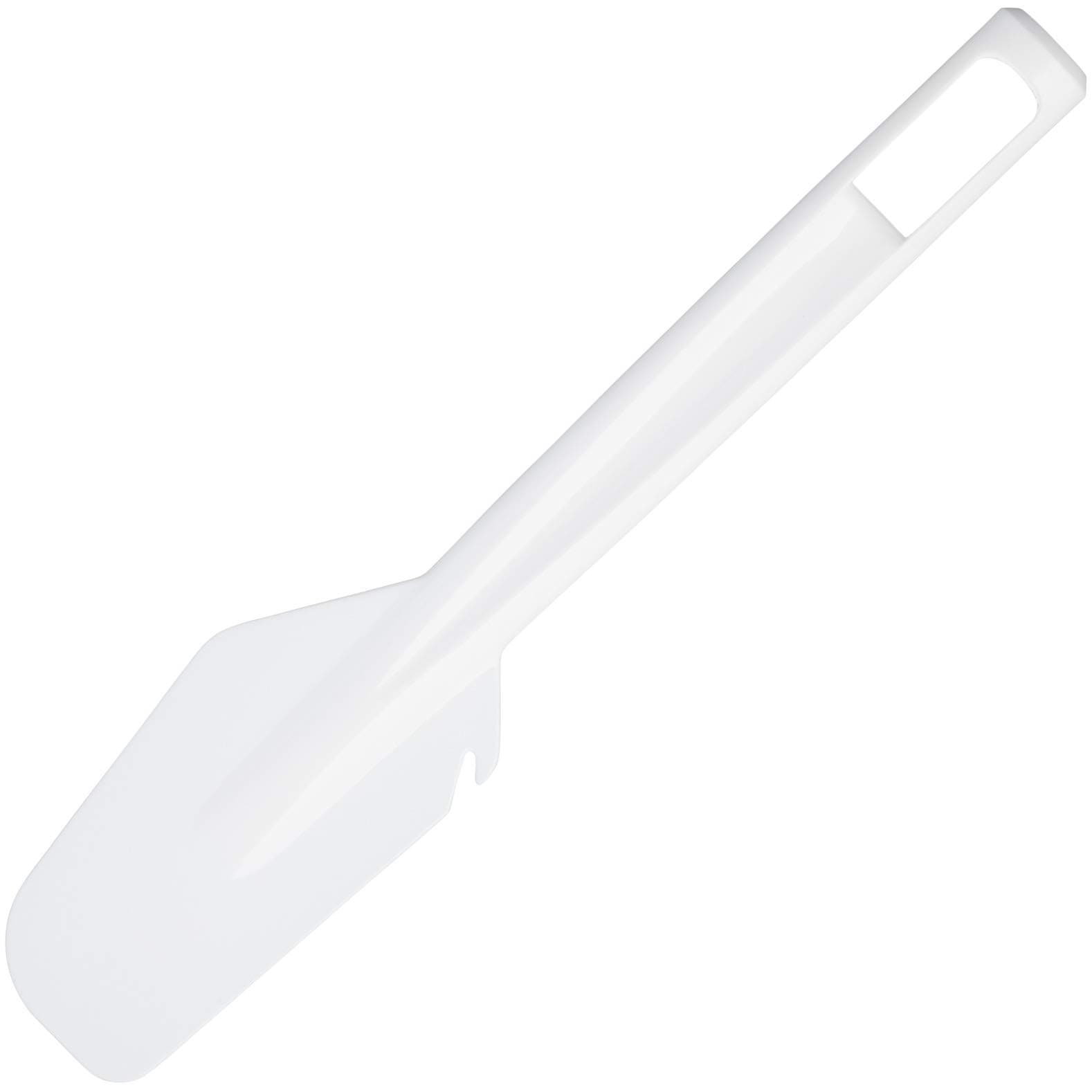 Plastic Spatula, Flexible Bowl Scraper, for Cooking and Baking, 26.5 cm, White