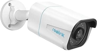 Reolink Security Camera PoE 4K Quality Outdoor AI Human/Vehicle/Animal Detection Wired Connection Surveillance Camera H.265 Home Guard Security IP Camera ONVIF Compatible Built-in Microphone Night