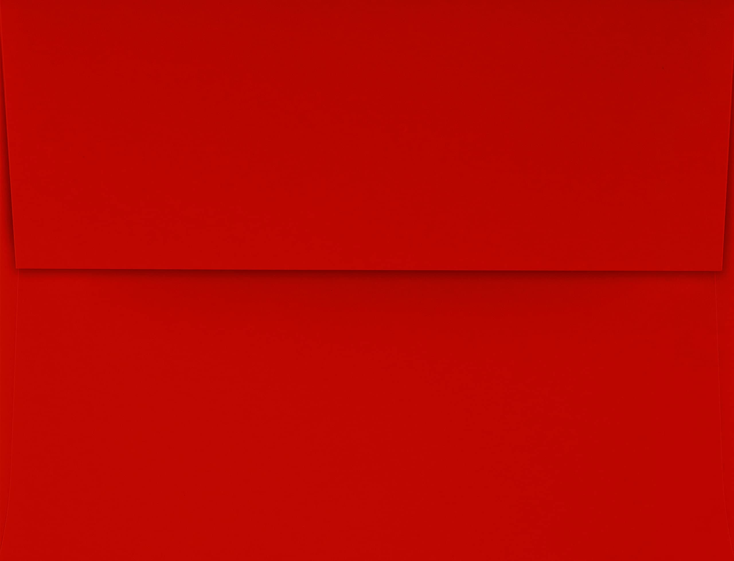 LUXPaper A2 Invitation Envelopes | 4 3/8" x 5 3/4" | Holiday Red | 60lb. Text | 50 Qty