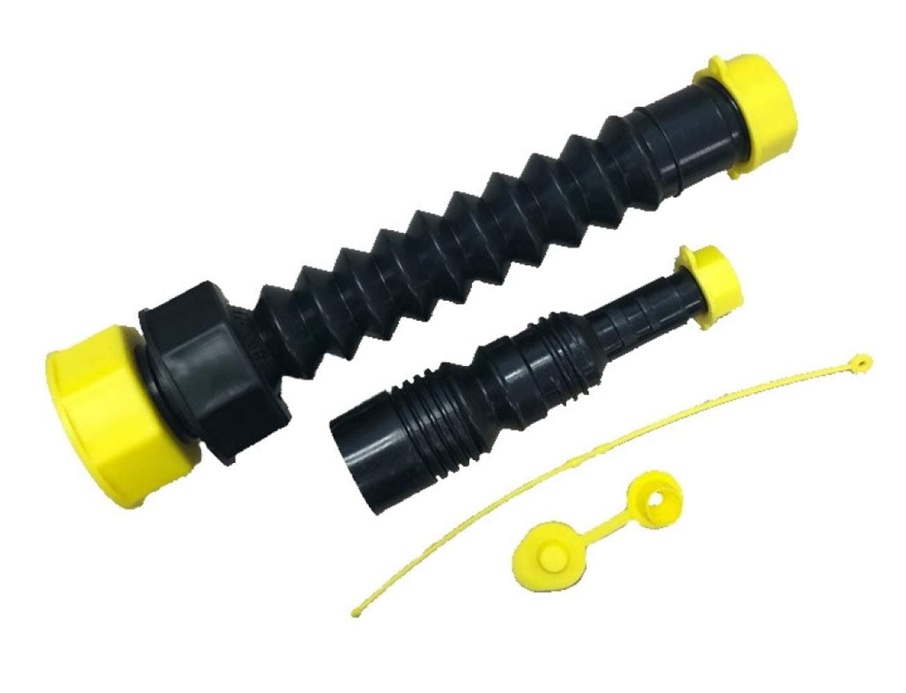 EZ-POURGas Can Replacement Spout Kit - Update Your Old Can Or Water Jug - 2 Spouts, 7 Piece Kit