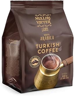 Turkish Coffee,Dark Roast Finely Ground Coffee,100% Arabica, (7.5oz/200g)