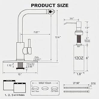 AVSIILE Kitchen Faucet with Pull Out Sprayer, Chrome Waterfall Touch Single Hole Stainless Steel Kitchen Sink Faucets, Commercial Modern Single Handle Faucets for Kitchen Sinks with Pull-Down Sprayer