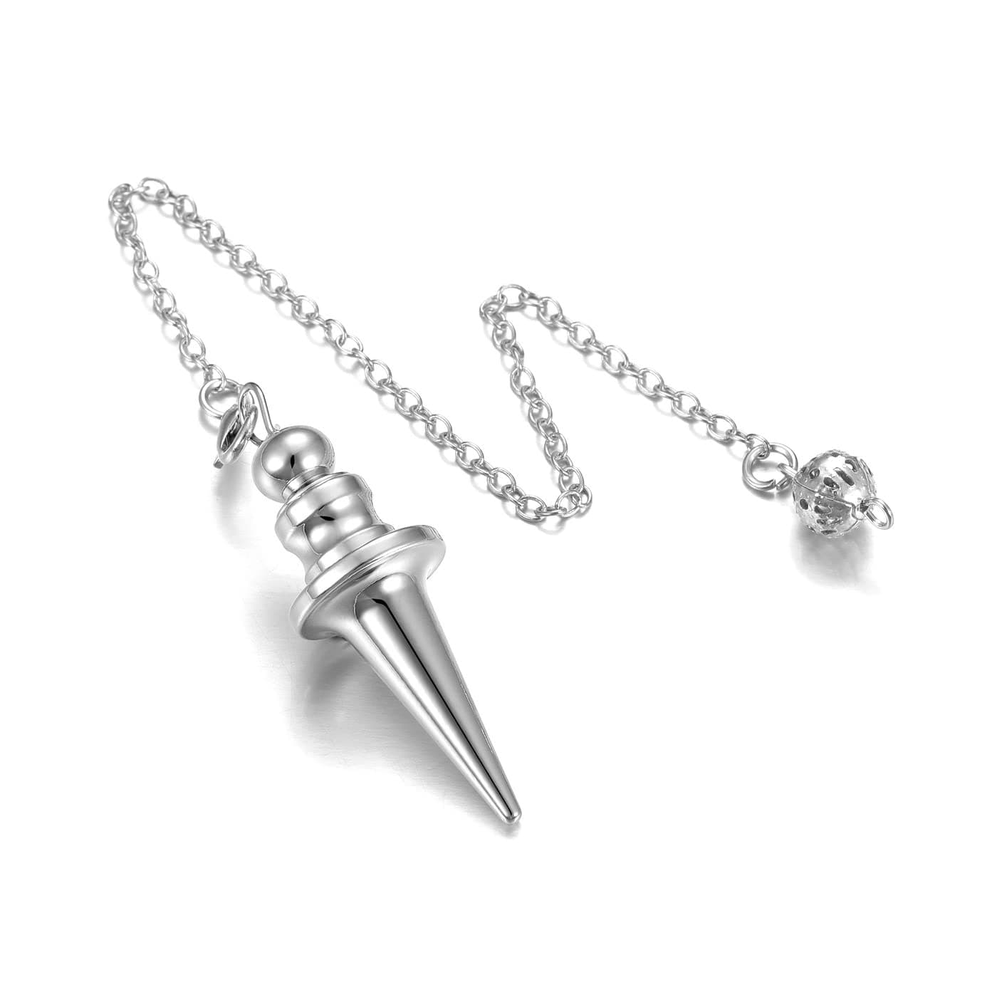 PESOENTH Metal Dowsing Pendulum Cremation Urn Pendant Ashes Hair Locket Keepsake