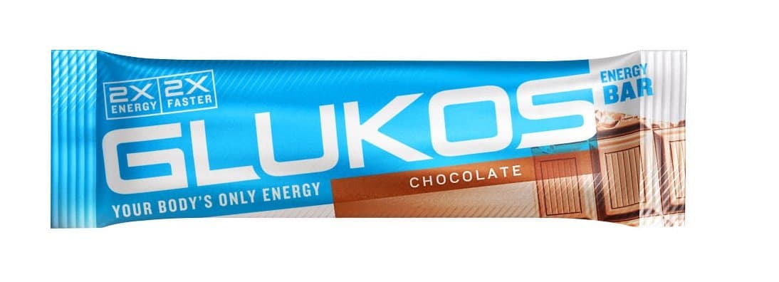 Glukos Energy Bar, Chocolate, 12 Pack