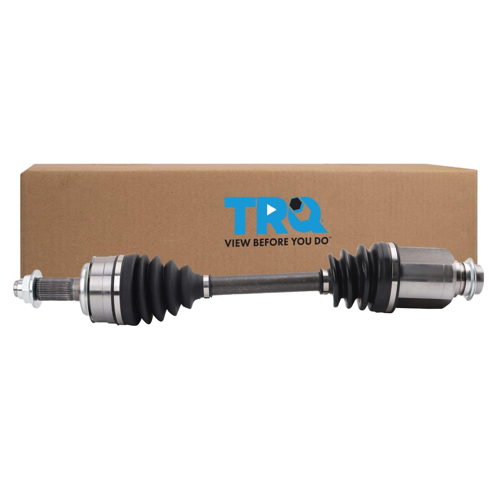 TRQ Front Right CV Axle Shaft Assembly Passenger Side Compatible with 15-19 Honda CR-V