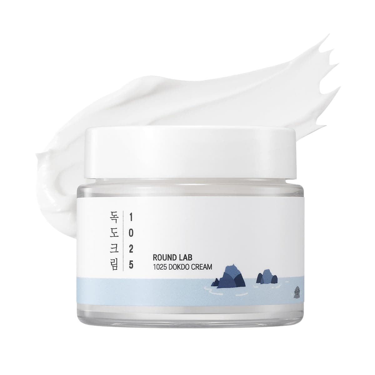 1025 Dokdo Cream 2.71 Fl Oz, 48-Hour Deep Hydrating Face Moisturizer for Acne-Prone, Redness and Sensitive Skin with Ceramide, Skin Barrier Repair Face Cream, No Fragrance, Korean Skin Care