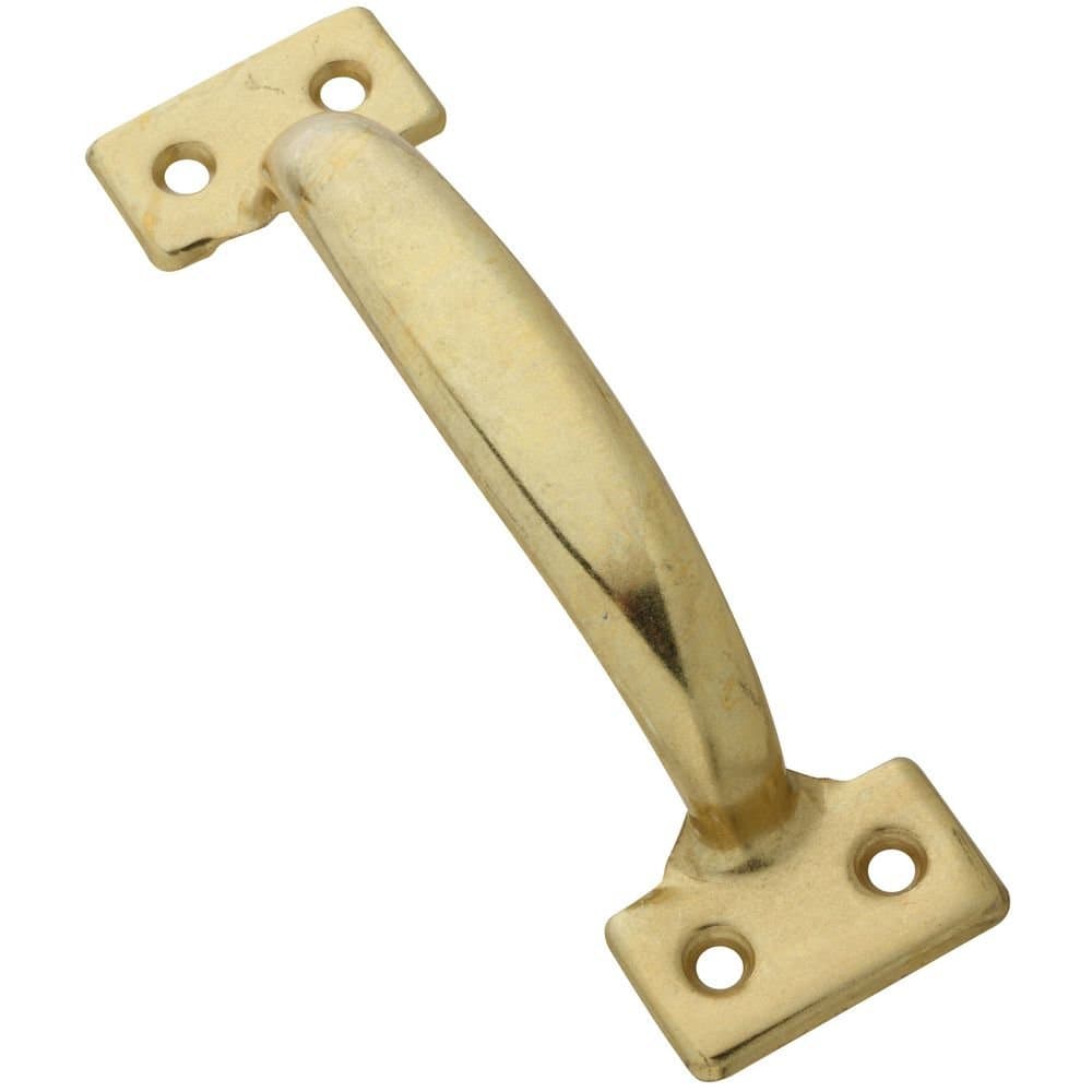 National Hardware N116-764 Pull, Brass, 6-1/2"
