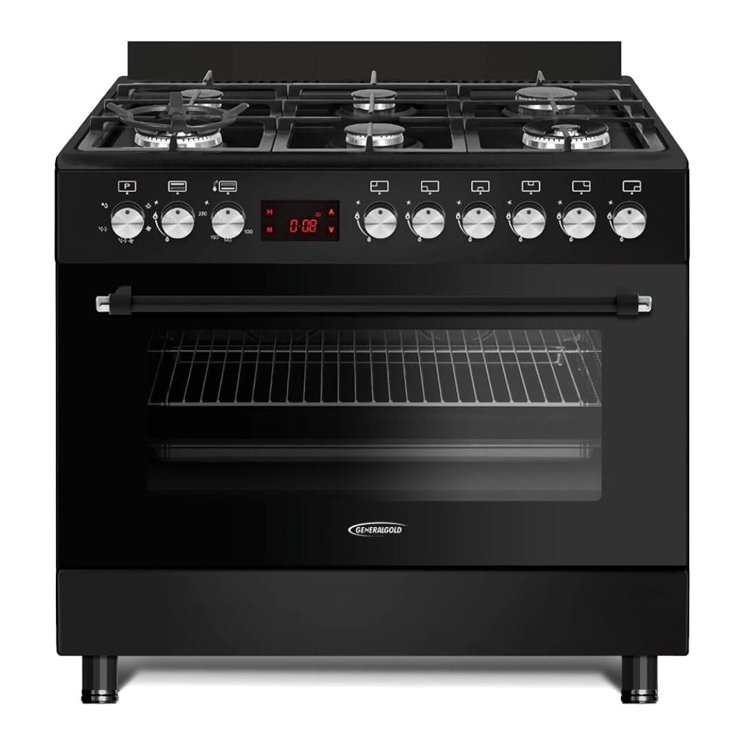 GeneralGold 6 Burner Gas Cooking Range 90x60 cm