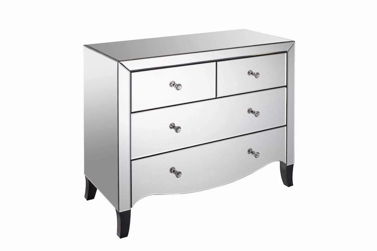 LPD Valentina Mirrored 2+2 Drawer Chest