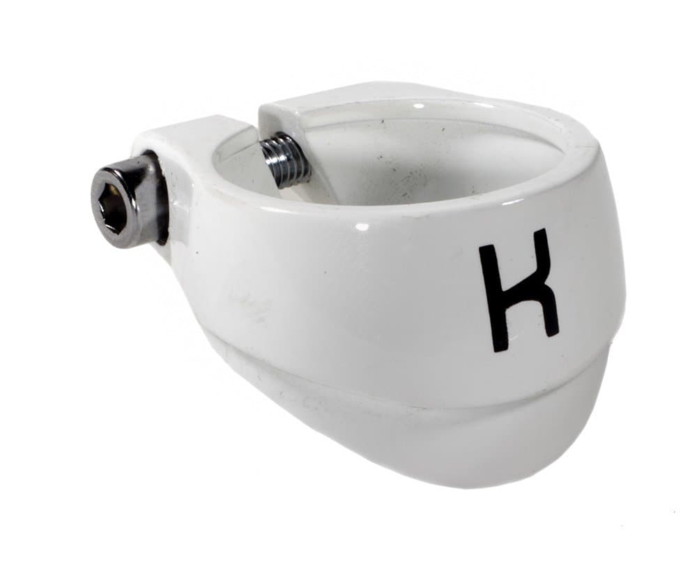 Keirin seat clamp 31.8/34.9 White