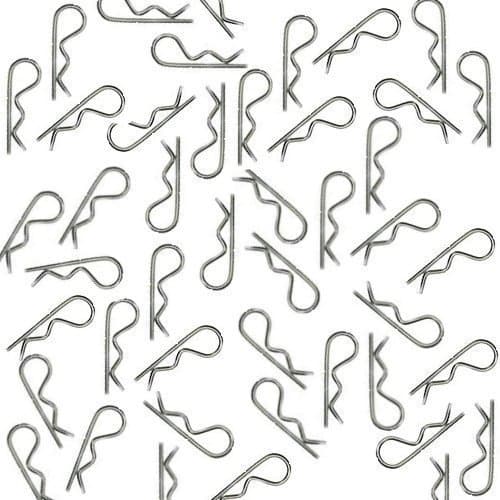 50 Universal Body Clips for ALL 1/10th Scale Rc Cars, Trucks and Buggy's