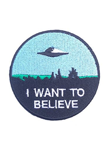 EMBROIDERED PATCH I Want To Believe