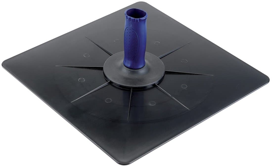 Draper 330 x 330 mm ABS Plasterers Hawk | Plastering Hand Tool|Heavy-duty Rendering and Skimming Tools | Callous Protector Handgrip | 40938