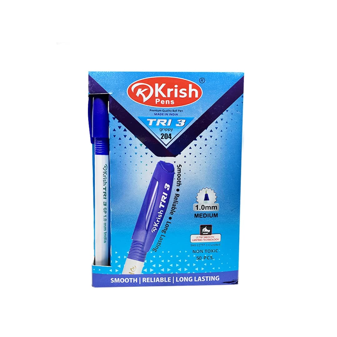 Tri 3 Ball Pen - 50 Pieces (Black)