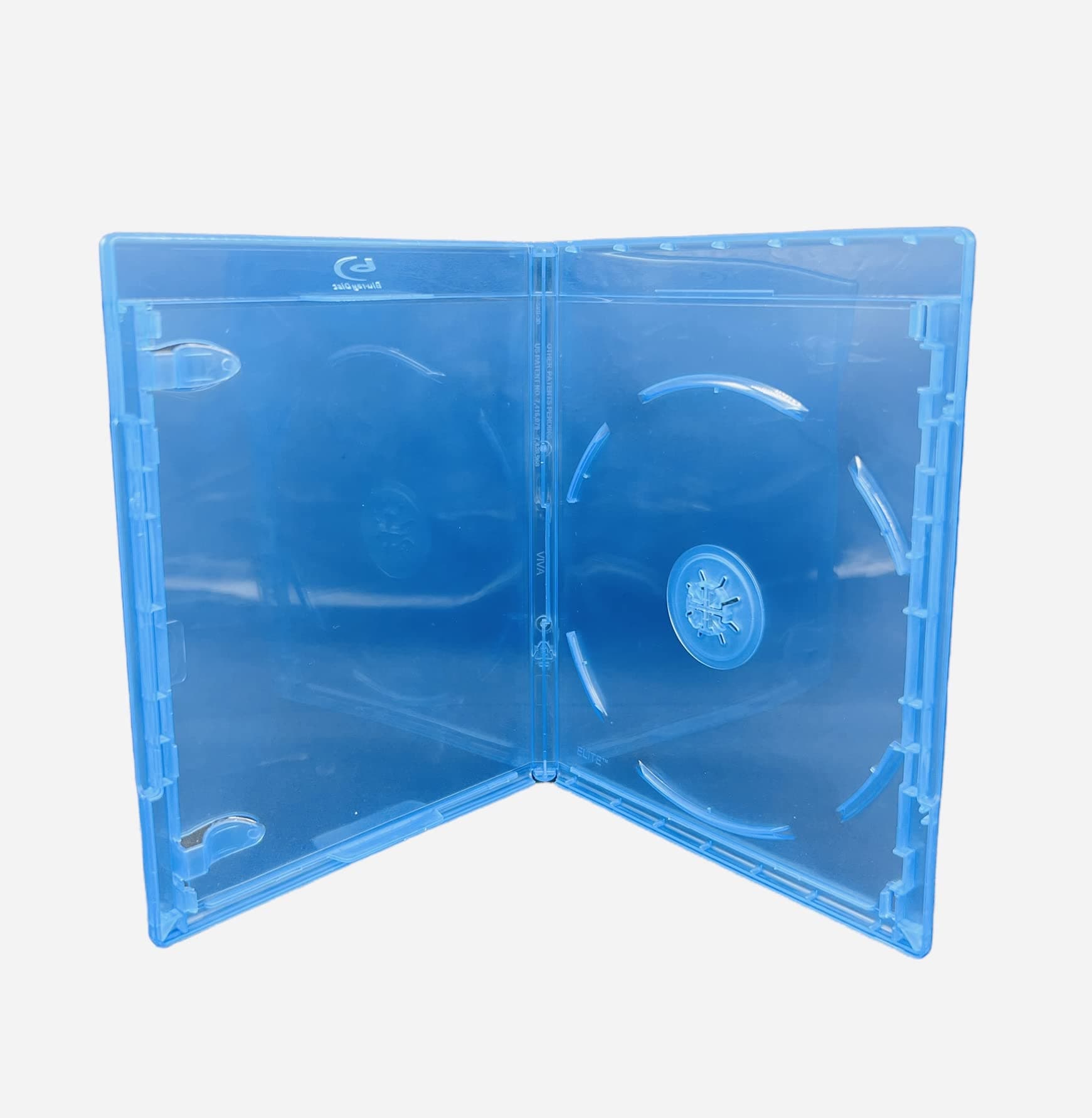 50 x Viva Elite Single Blu-ray CD DVD Disc Cases with 11mm Spine Booklet Clips and Outer Sleeve for Artwork. Same Cases Used by Major Film Companies